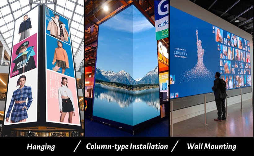 Indoor LED Screen-Various Installation Methods